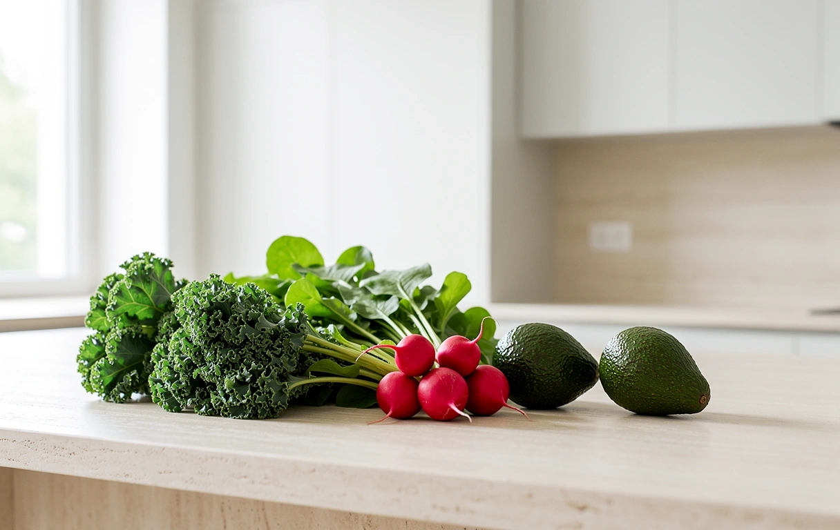 Frische gesunde Zutaten für Nutriziologie